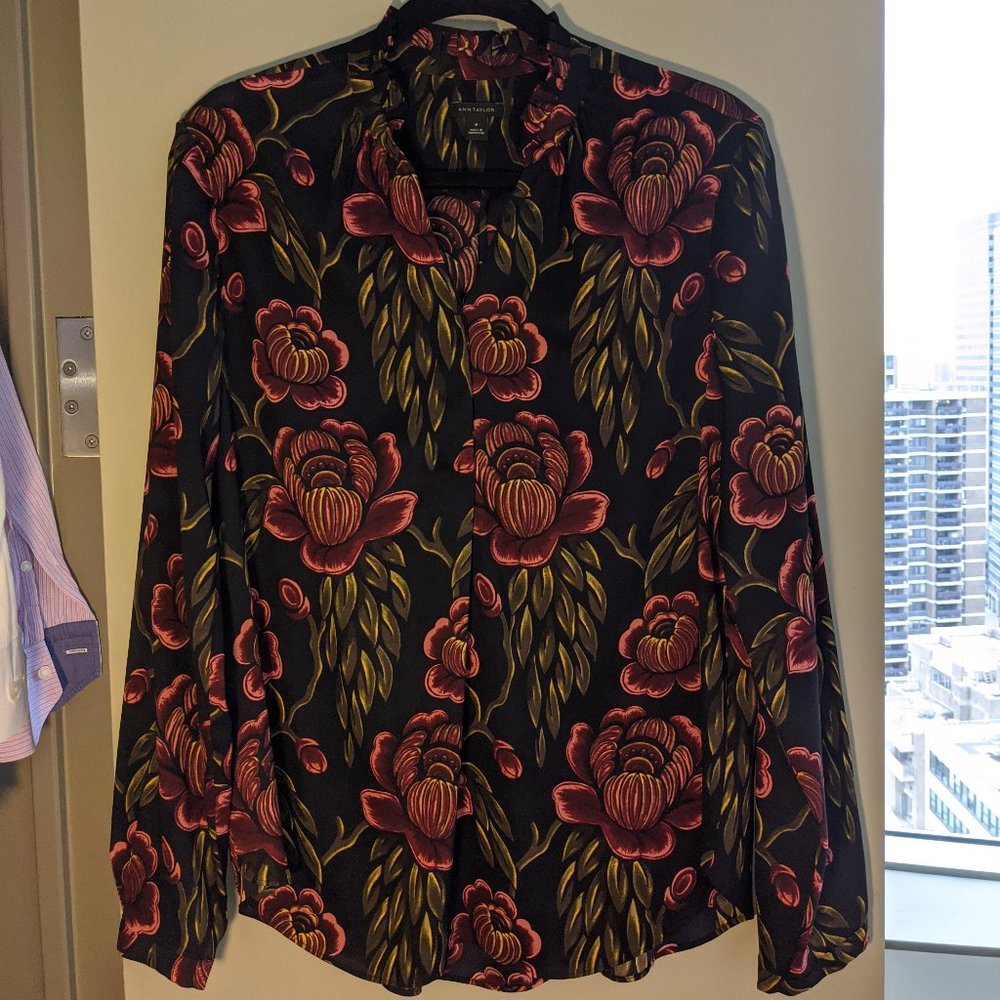 Ann Taylor Rose Blouse